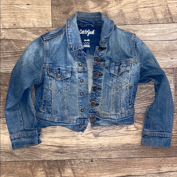 cat & jack jean jacket
